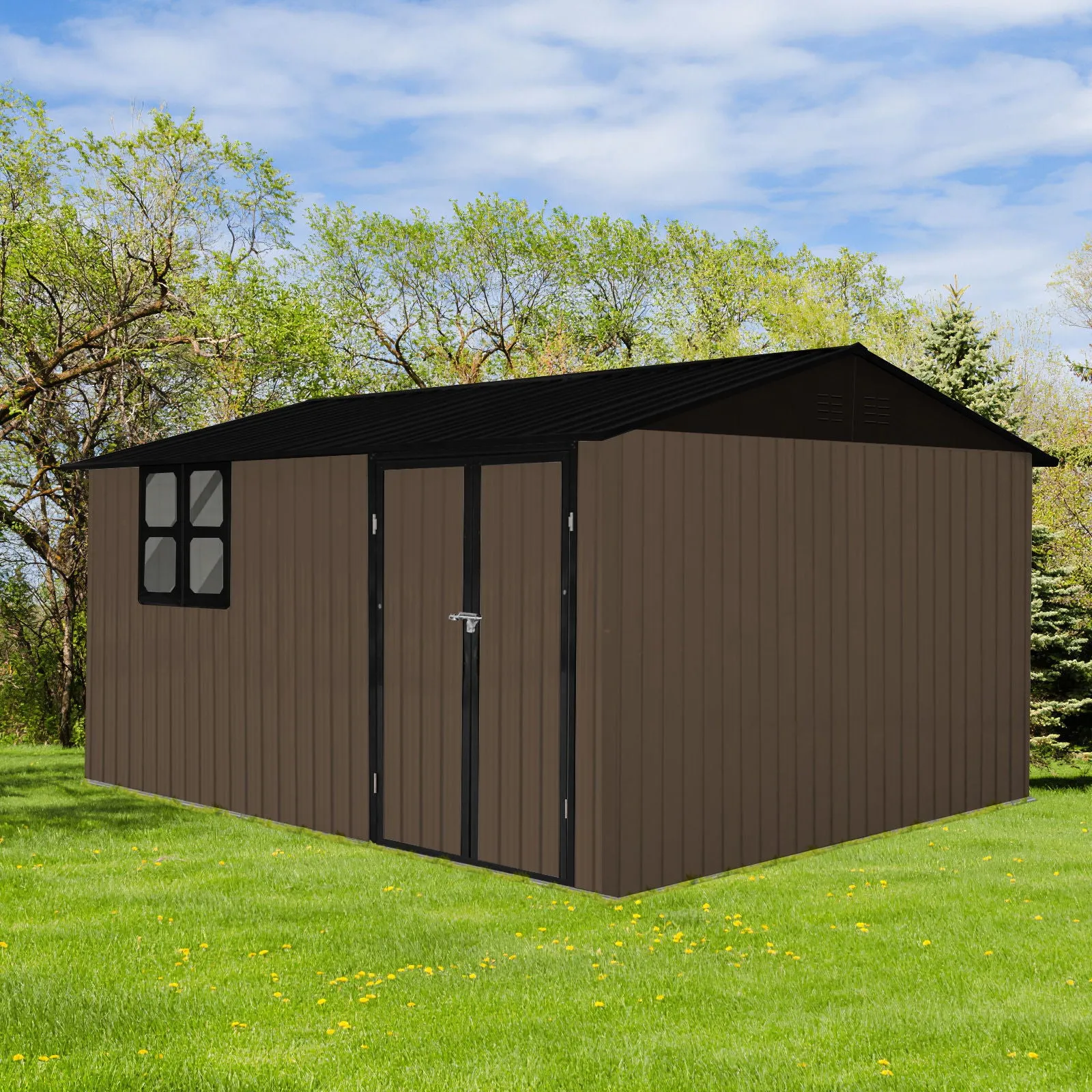 10'x12' Garden Sheds Outdoor Storage Sheds With Window