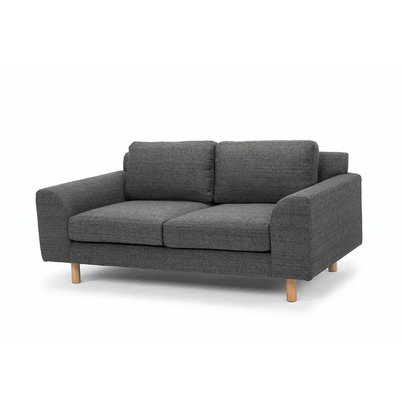 2 Seater Sofa - Metal Grey