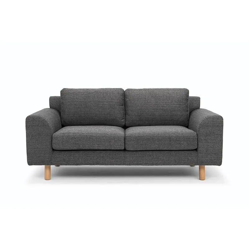 2 Seater Sofa - Metal Grey