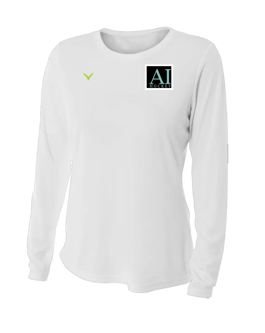 A TEST STORE Women's Long Sleeve Performance Crew