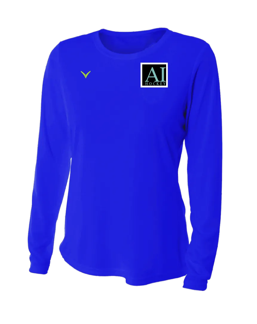 A TEST STORE Women's Long Sleeve Performance Crew