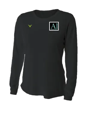 A TEST STORE Women's Long Sleeve Performance Crew