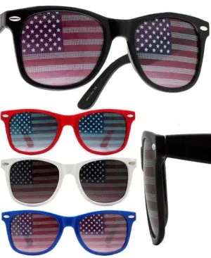 American Flag Wayfarer Sunglasses