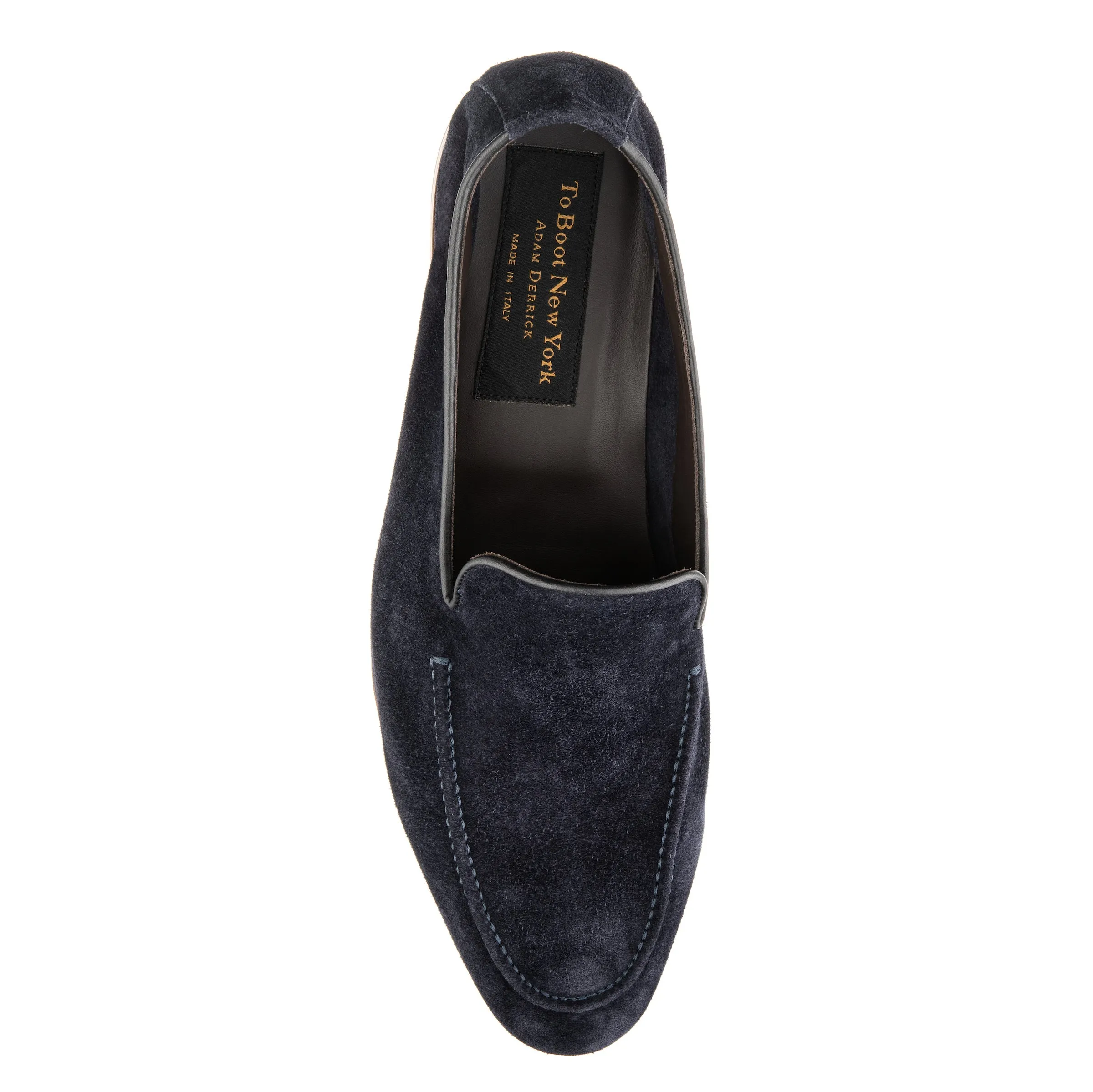 Beamon Navy Suede Slip on