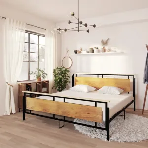 Bed Frame Metal 200x200 cm