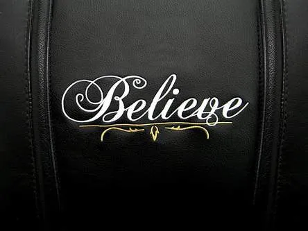 Believe Script Logo Panel