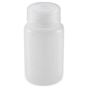 Bottle, Wide Mouth, Round, HDPE, 120mL