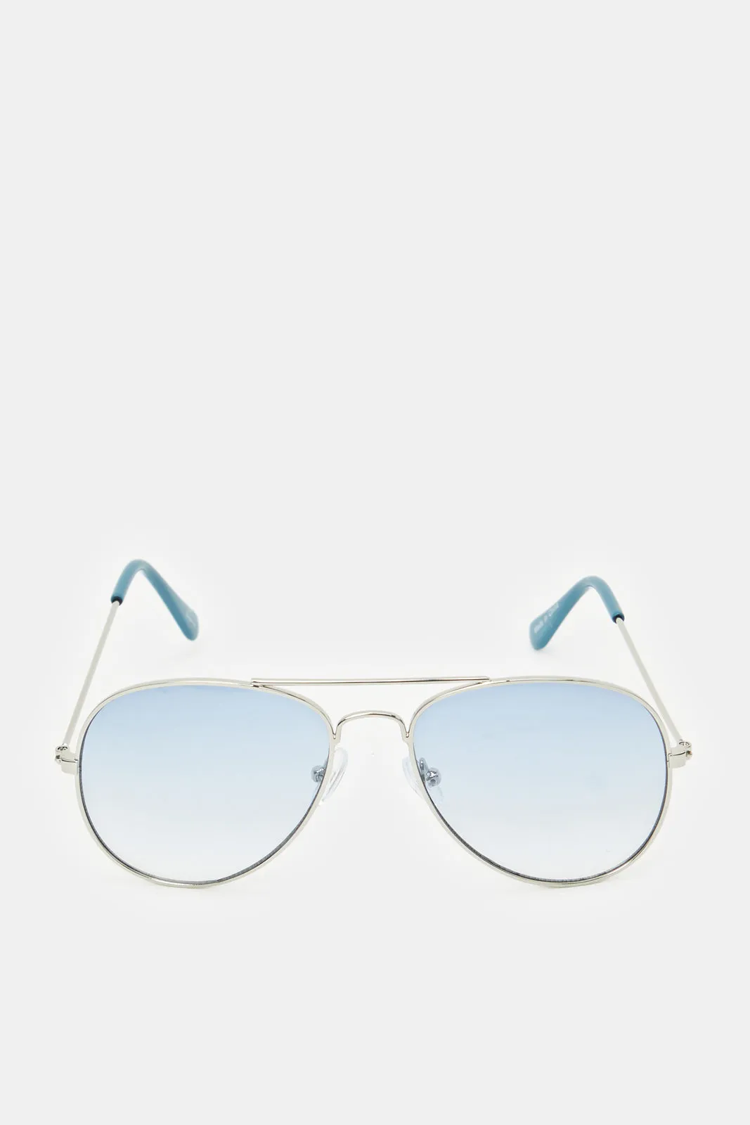 Boys Blue Aviator Embellished Sunglasses