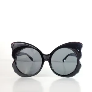 Butterfly Frame Sunglasses - Black