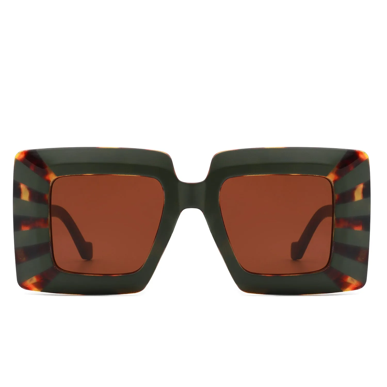 Caelum - Oversized Flat Top Square Women's Sunglasses