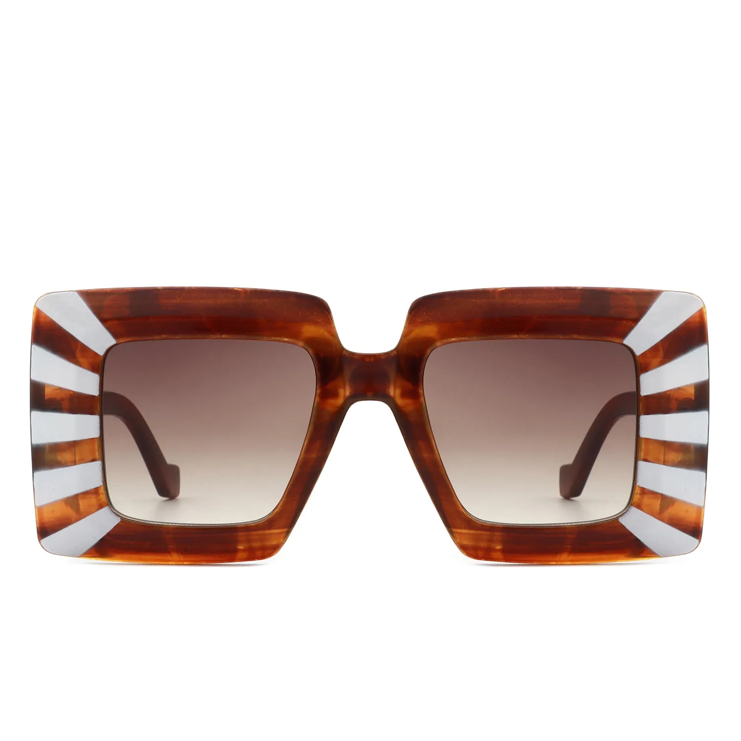 Caelum - Oversized Flat Top Square Women's Sunglasses