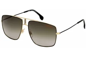 Carrera Black and Gold Gradient Sunglasses, 100% UV Protection