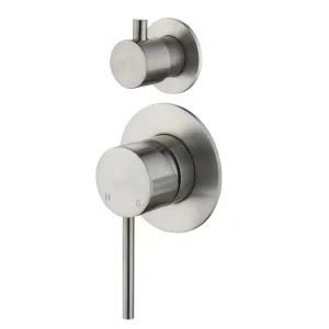 CLIO Shower / Bath Mixer with Divertor Brushed Nickel