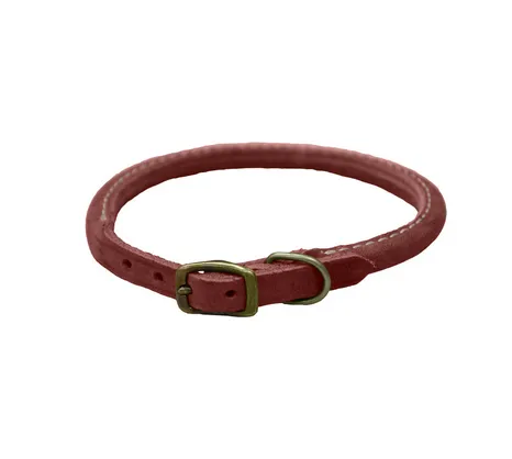 Coastal Rustic Round Leather Collar