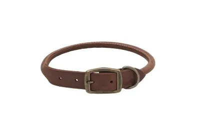 Coastal Rustic Round Leather Collar