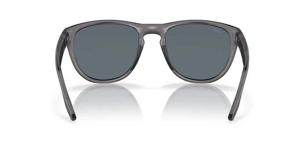 Costa Del Mar Irie Gray Crystal Frame - Blue Mirror Plastic Lens - Polarized Sunglasses