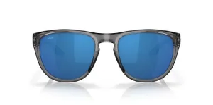 Costa Del Mar Irie Gray Crystal Frame - Blue Mirror Plastic Lens - Polarized Sunglasses