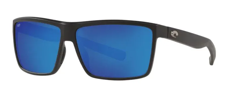 Costa Del Mar Rinconcito Matte Black Frame - Blue Mirror 580 Plastic Lens - Polarized Sunglasses