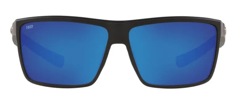 Costa Del Mar Rinconcito Matte Black Frame - Blue Mirror 580 Plastic Lens - Polarized Sunglasses