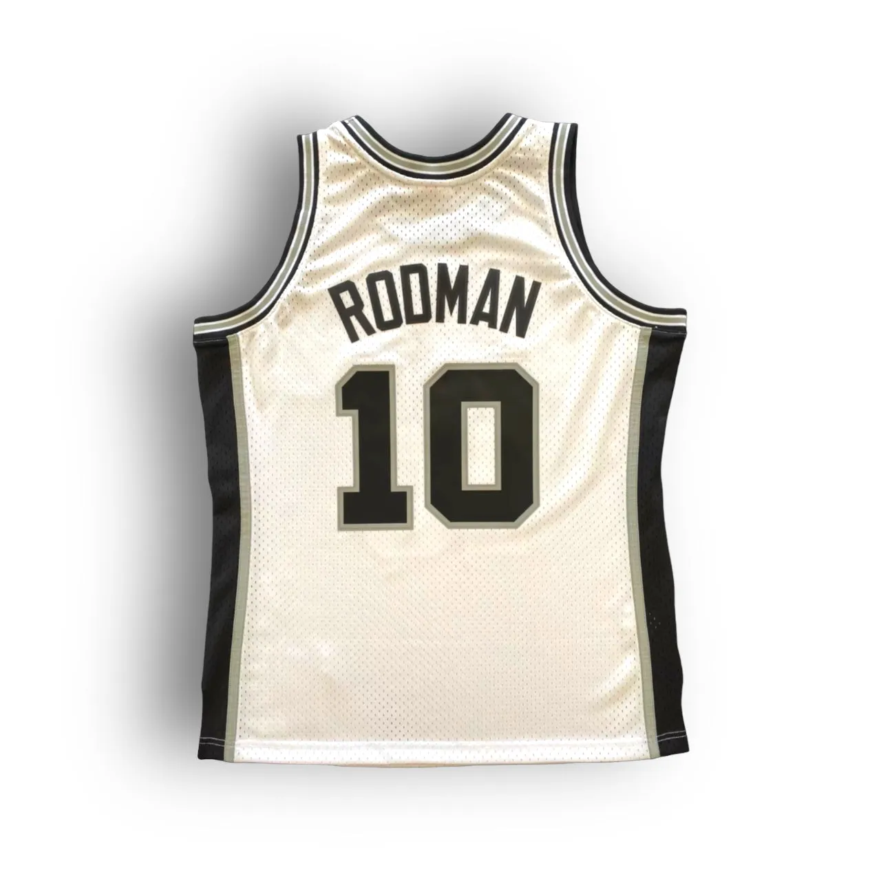 Dennis Rodman 1993-1994 San Antonio Spurs Home Mitchell & Ness Swingman Jersey - White