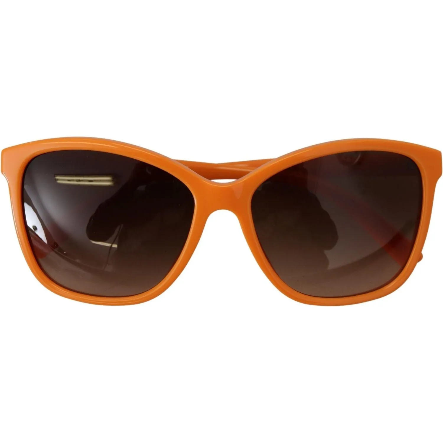 Dolce & Gabbana Chic Orange Round Sunglasses for Women