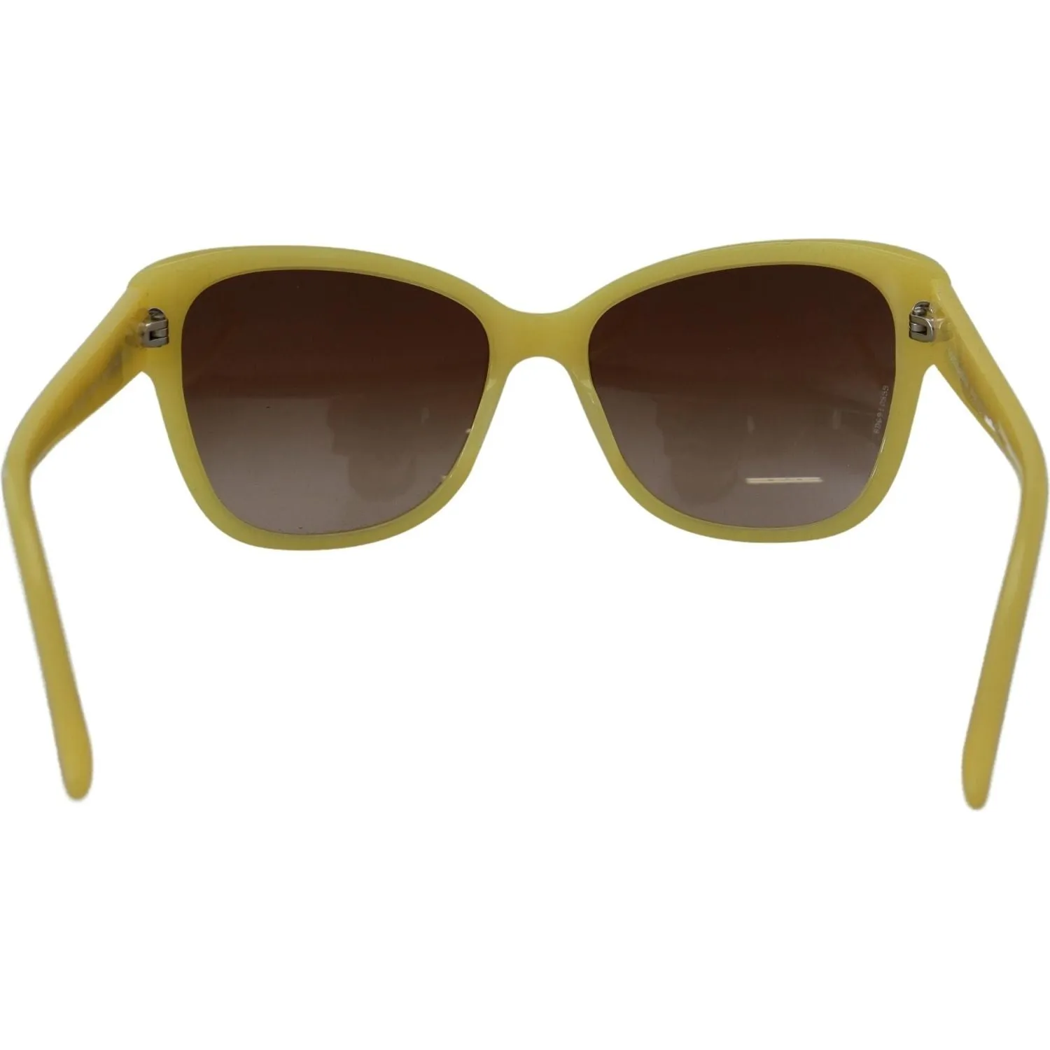 Dolce & Gabbana Chic Yellow Acetate Gradient Sunglasses