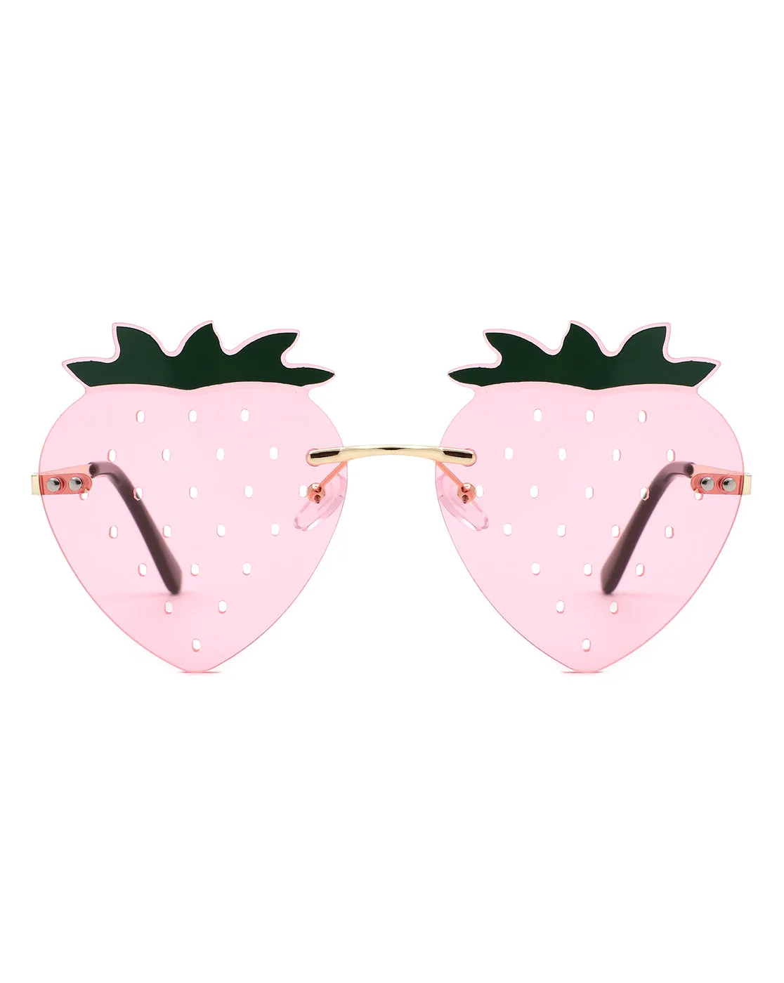 Drakon - Summer Party Novelty Colored Strawberry Sunglasses