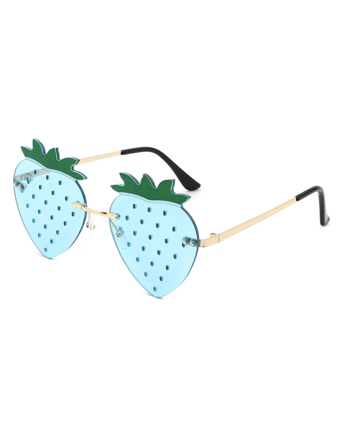 Drakon - Summer Party Novelty Colored Strawberry Sunglasses