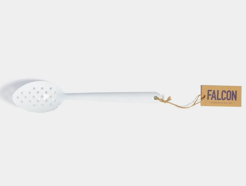 Falcon Enamel Perforated Slotted Spoon