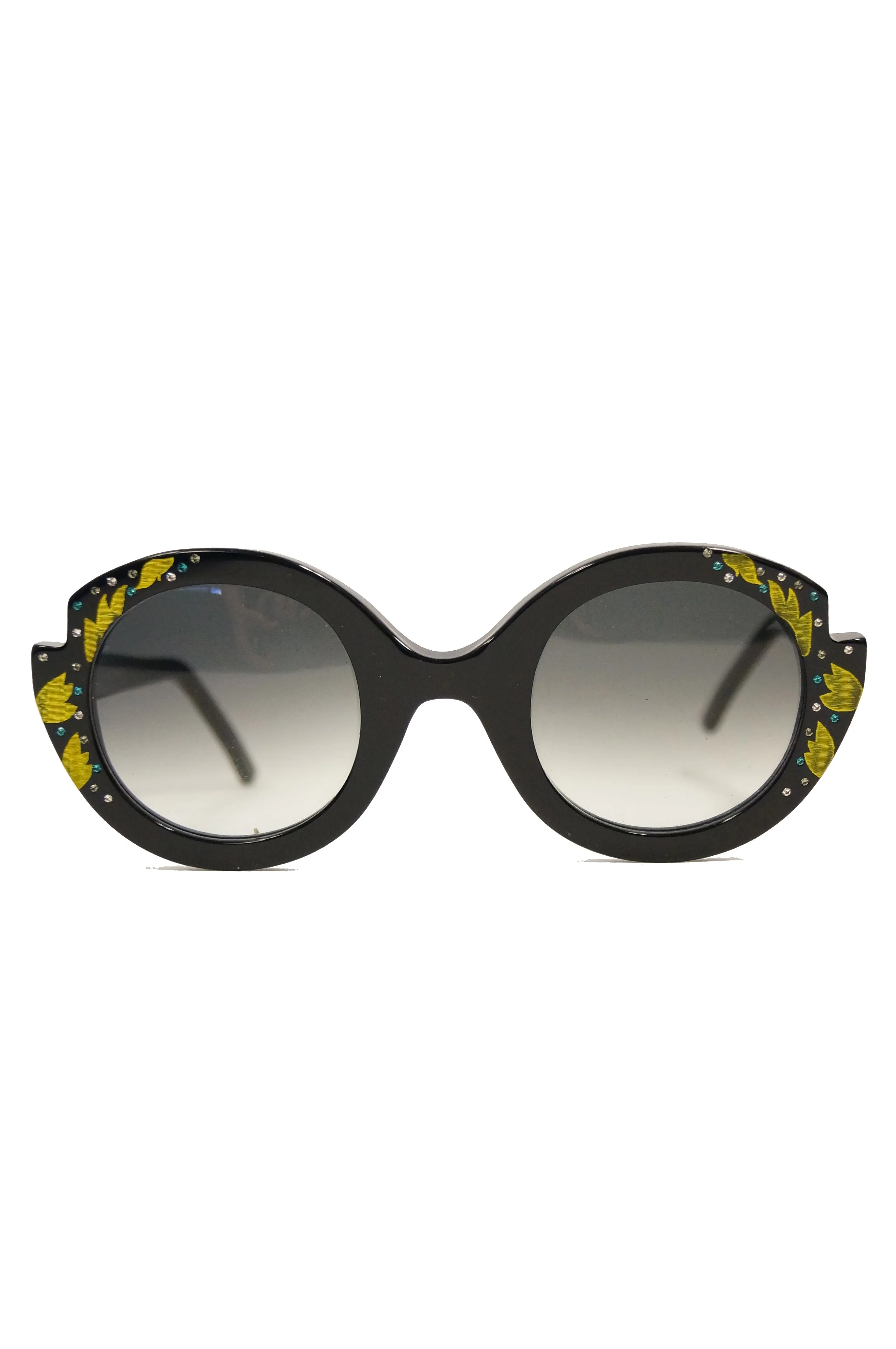 Francis Klein “Bleuet” Handmade and Handpainted Sunglasses Made In France