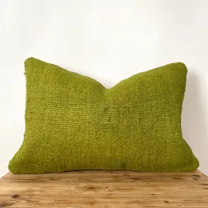 Gemmina - Olive Green Hemp Pillow Cover