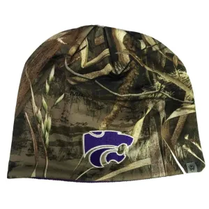 Kansas State Wildcats TOW Realtree Max5 Purple Seasons Reversible Beanie Hat Cap