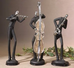 Musicians Decorative Figurines, Set of 3