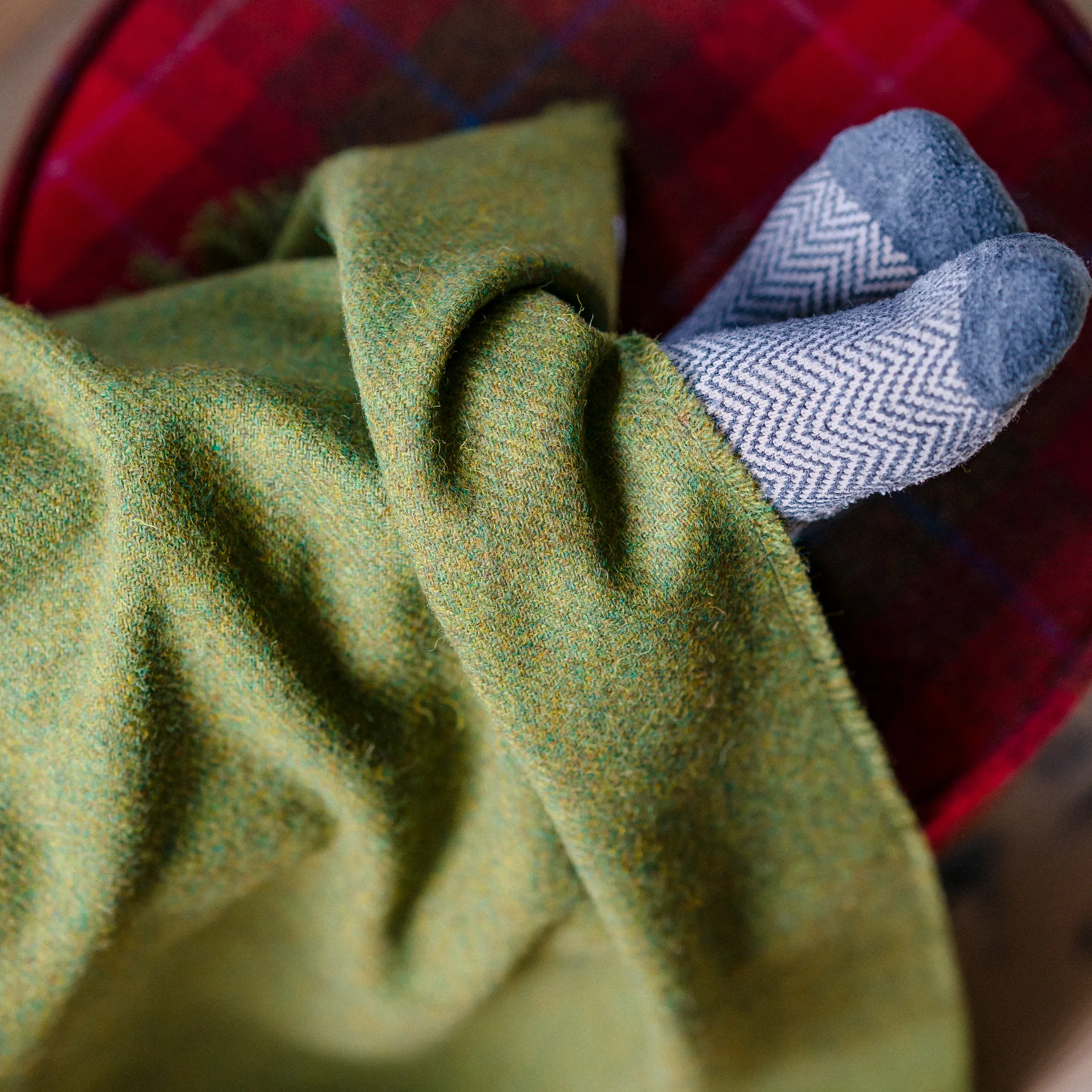 Olive Lap Blanket