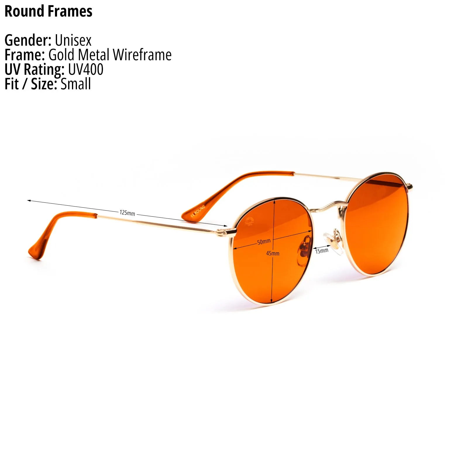 Orange - Round Frame