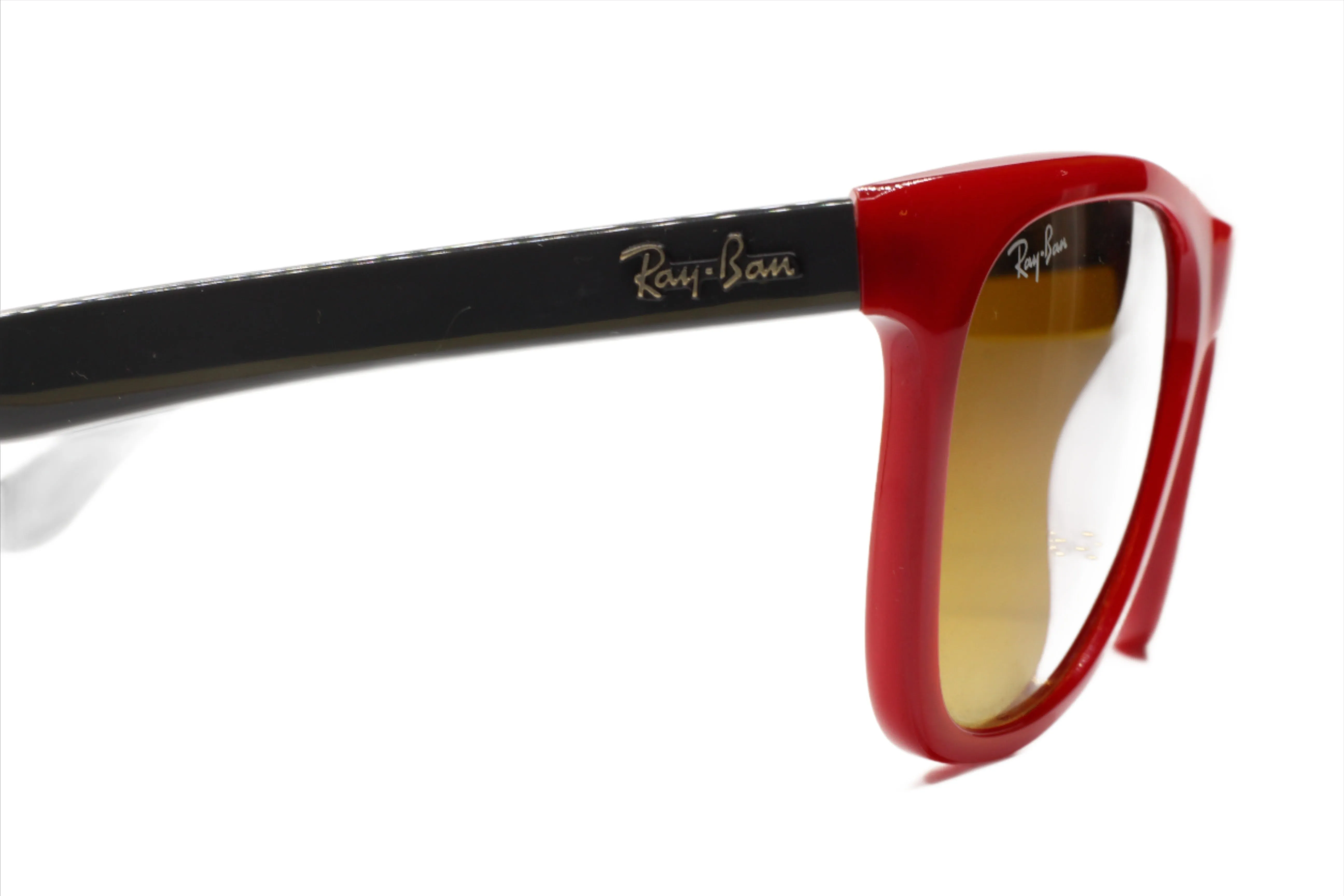 Ray-Ban RB 4184 6044/85 Red Gray ITALY Sunglasses