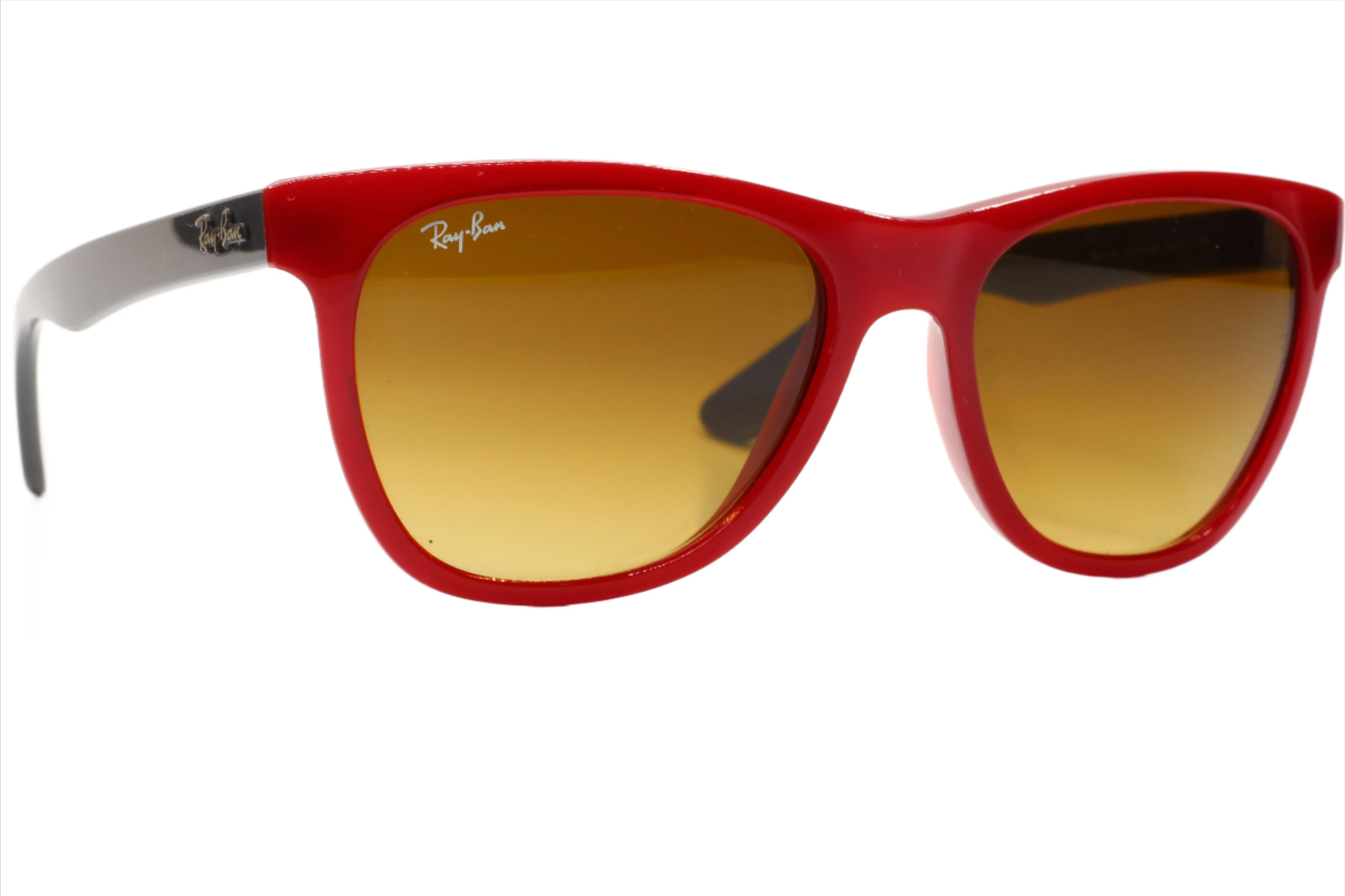 Ray-Ban RB 4184 6044/85 Red Gray ITALY Sunglasses