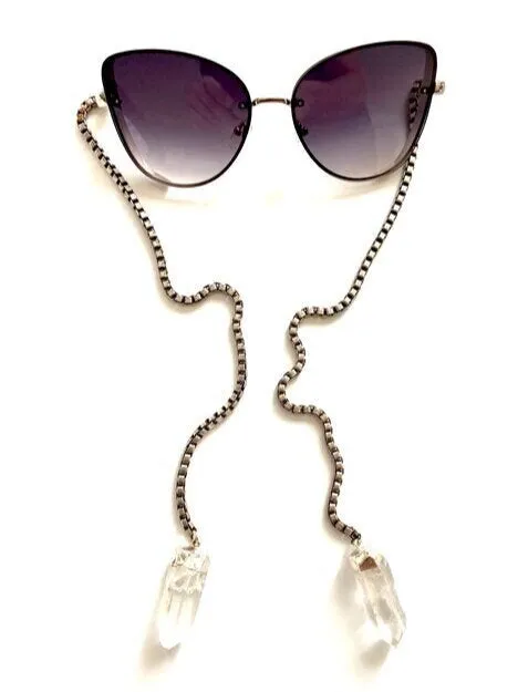 Silver Minx Crystal Sunglasses