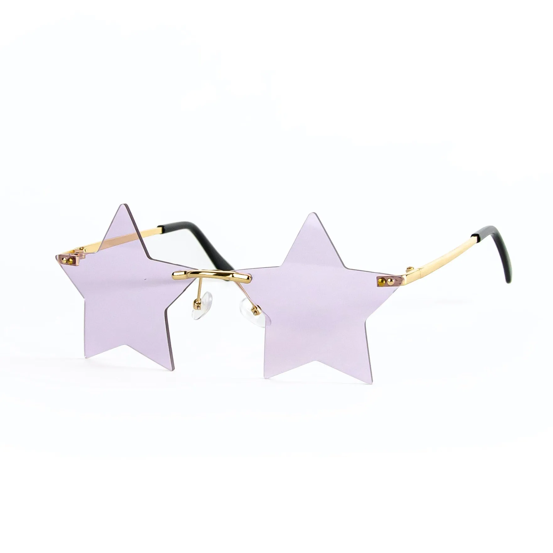 Stars In My Eyes Rimless Sunglasses