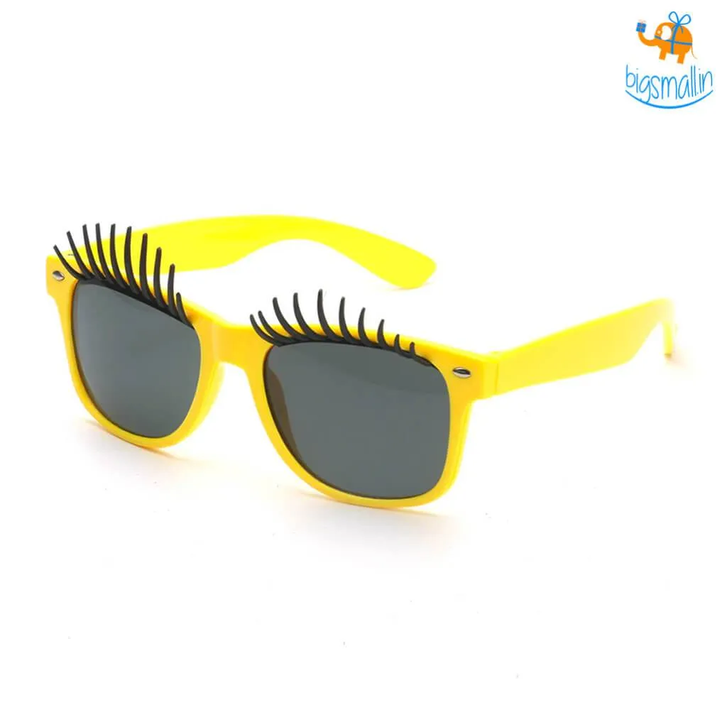 Sunglasses with Eye Lashes