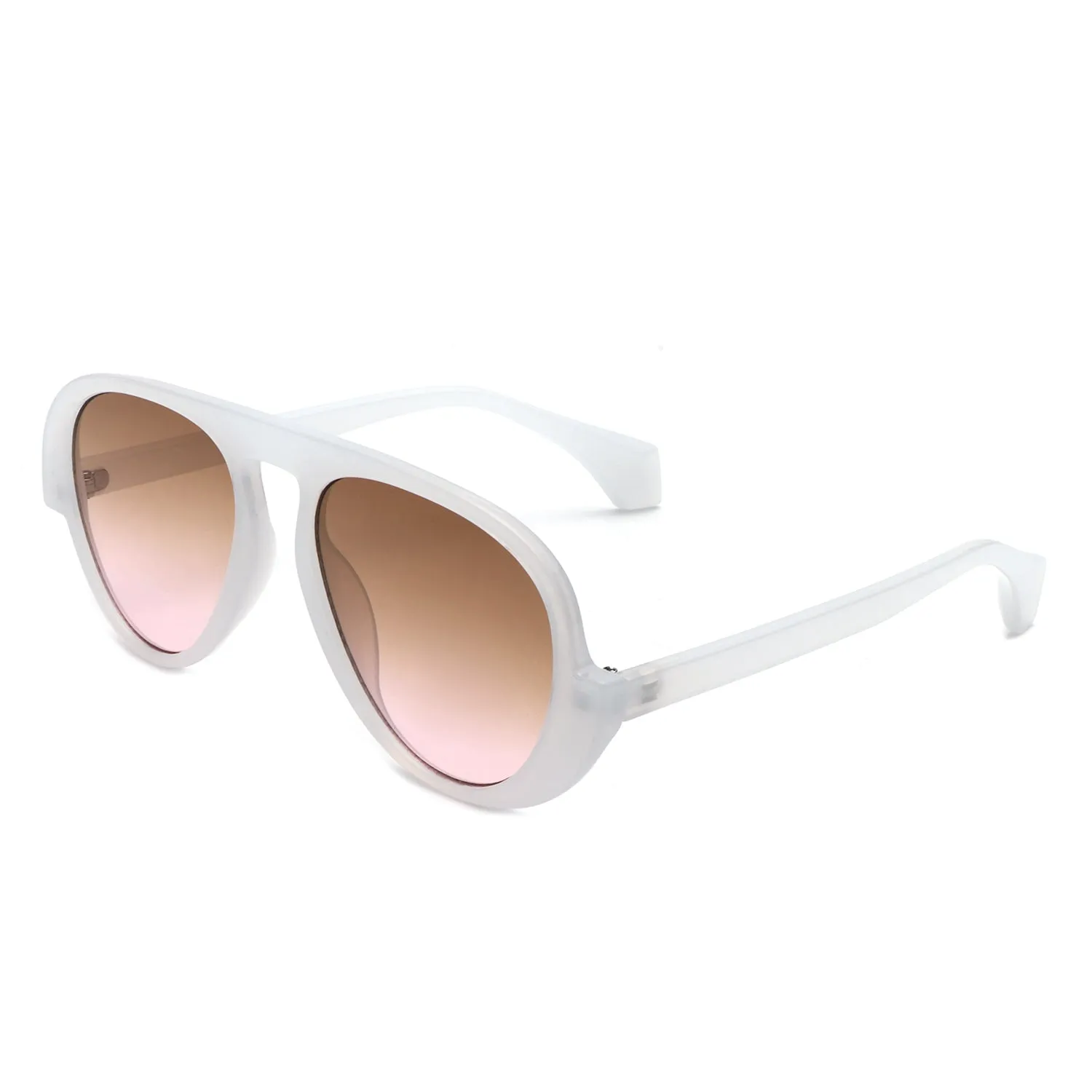 Twinklez - Futuristic Chunky Aviator Fashion Sunglasses