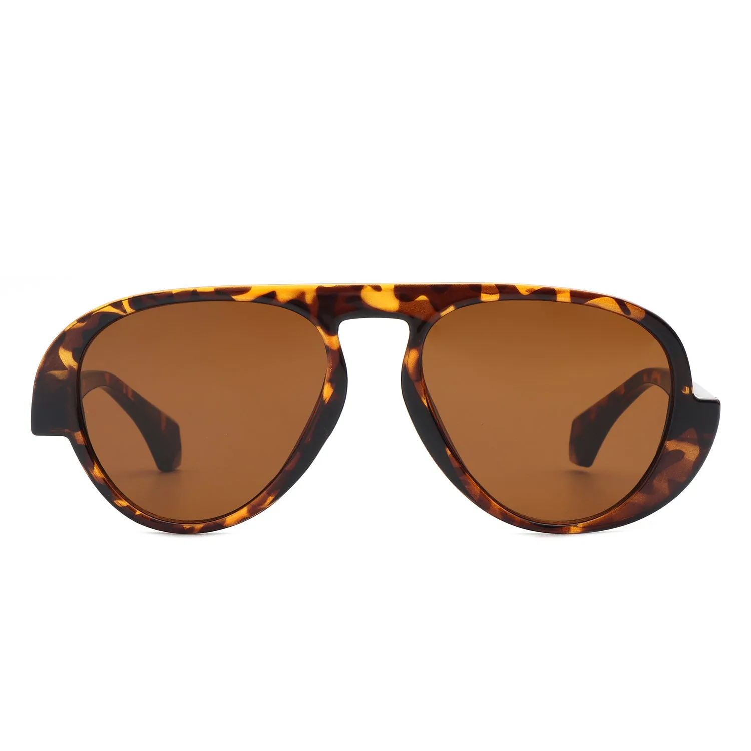 Twinklez - Futuristic Chunky Aviator Fashion Sunglasses