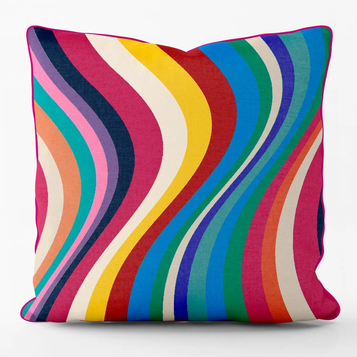 Warp Rainbow - Art Print Cushion