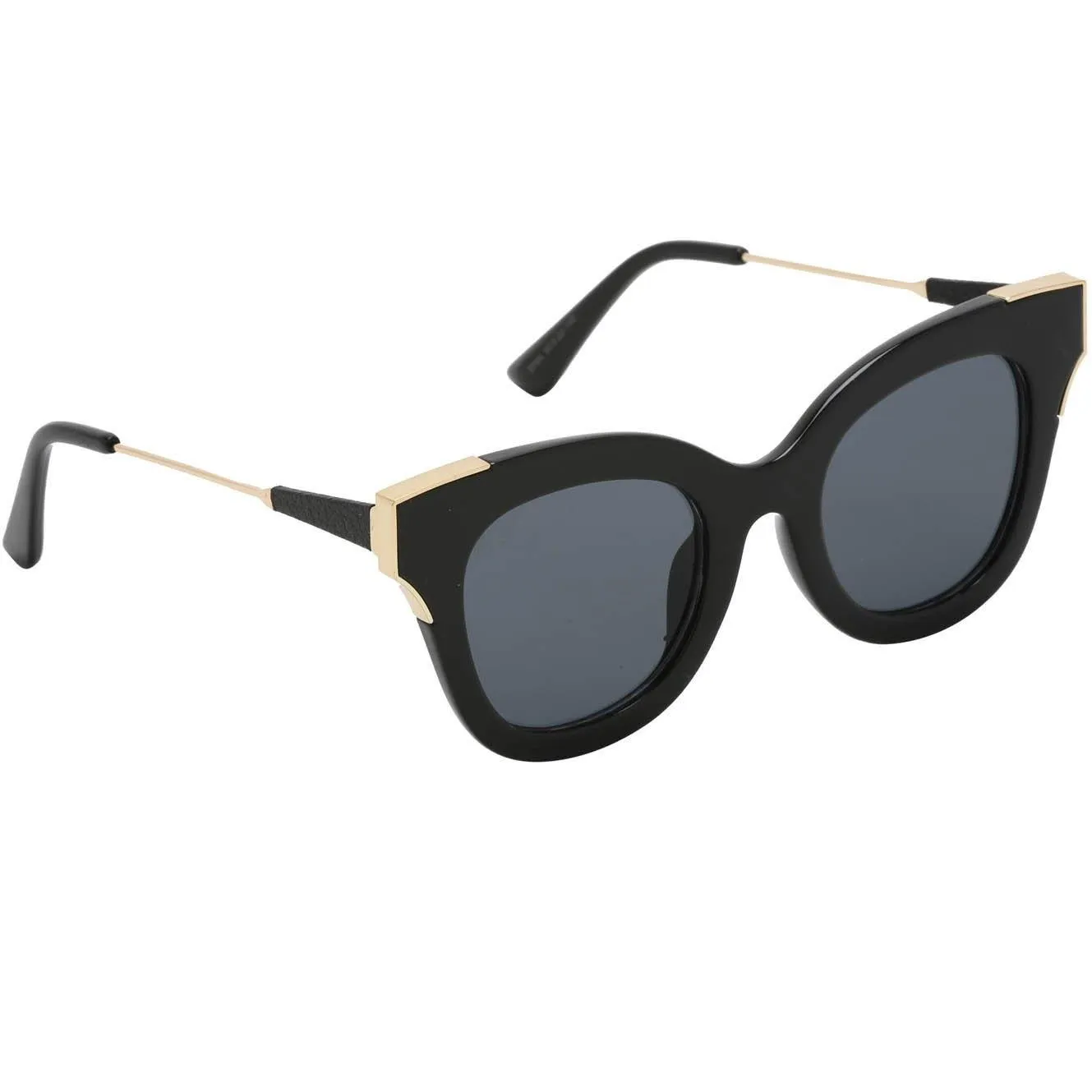 Women Round Frame Cat Eye Bewitched Sunglasses