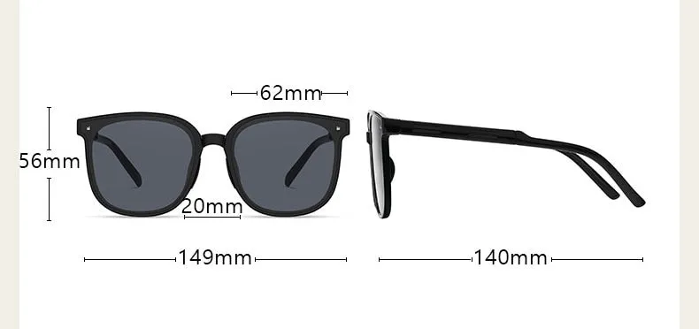 Zirosat Unisex Full Rim Square Alloy Foldable Sunglasses WT7901